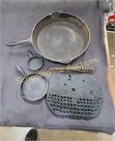 Vintage Cast Iron skillets  and accessories