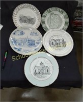 Carroll County Collector Plates x4 & 1 Indiana