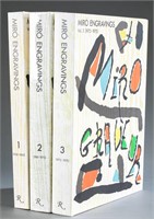 Joan Miro. Miro Engravings. Volumes I-III.
