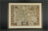 2 Maps. Oxfordshire and Scotia Regnum.
