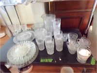 Misc Clear glass lot
