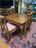 Braswell Mahogany Claw Foot Dinette