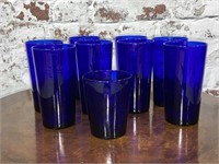 Cobalt Blue Crystal Glasses