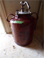 Old Fire Extinguisher-enamel casing