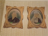 Pair of old framed Pictures