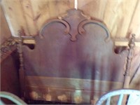 Antique Wooden headboard
