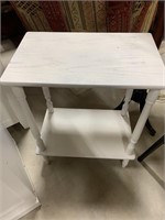 White Small Side Table