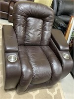 Raffel Systems Leather Electric Recliner