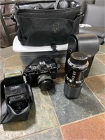 Minolta X-700 Camera w/ Accessories