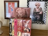 MARILYN MONROE PICTURES, VHS MOVIES, BOOK