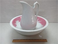 CHIC ANTIQUE PITCHER AND BASIN