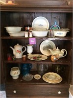 Pyrex, milk glass, and more