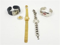 4 montres bracelet dont Novex/ Versales