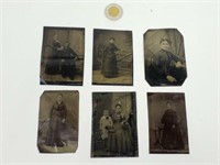 6 photographies anciennes en Ferrotype