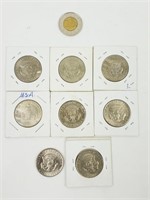 Pièces de monnaies 0.50¢ USA