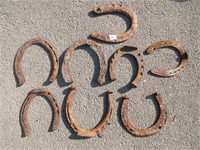NICE ASSORTMENT OF VINTAGE HORSE SHOES