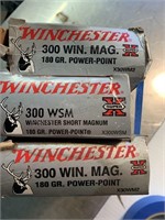 60 rounds 300 Winchester short magnum