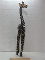 FUNKY WOODEN GIRAFFE 31 INCHES TALL