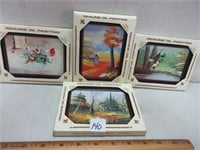 PRETTY GENUINE OIL PAINTINGS - NEW IN BOXES