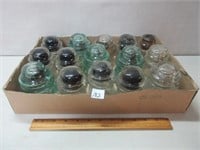 COOL COLLECTION OF GLASS INSULATORS