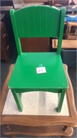 green childs chair