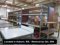 APPROX 3' X 24' X 8'3" INVENTORY SHELVING