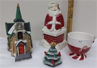 4 Piece Christmas Decorations