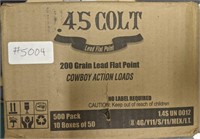 500 Round Case of 45 Long Colt