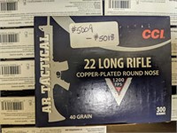 300 Round Box of .22 LR Ammo