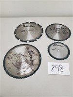 4 Assorted Saw Blades