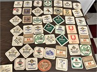 48pc Bar advertising coasters imported beers etc