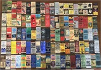 100 old advertising matchbooks Driskell Hotel etc