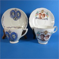 ROYALTY TEA CUPS & SAUCERS