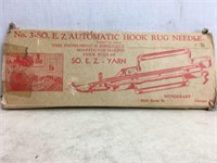 Vtg Automatic Hook Rug Needle