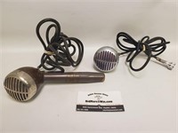 Vtg 50s Microphones Shure & Unmarked Brand
