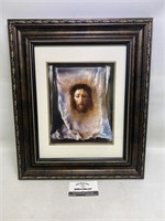 Jesus Crown of Thorns Framed Matted 16X19 Frame