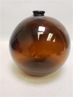 Vtg 6" Northwest Glass - Glass Floats Amber Brown