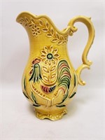 Napcoware Rooster Sunflower 8" Pitcher