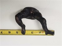 Small Bronze Male Legs Wall Hanging