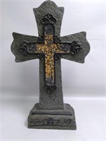 Plaster Holy Cross 15"