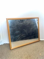 Mirror with Wood Frame 31"x24"