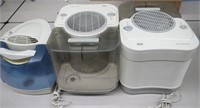 Lot Of 3 Humidifiers  13" Tall
