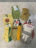 Lot of Garden and Work Gloves