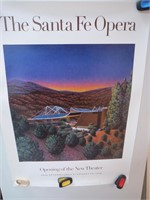 Vtg Santa Fe Opera NEW NOS Poster #2