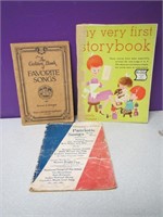 Vintage Sheet Music Books & Story Book