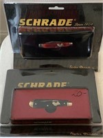 Two Schrade Pocket Knives, New