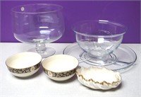 Glass Punch Bowl Plate Lenox Bowls & More
