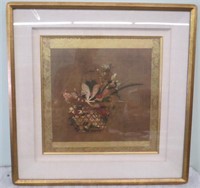 24"x24" Framed Floral Still Life Print