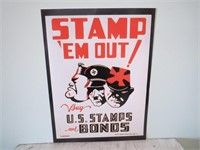 Reproduction Stamp Em' Out Poster 24"x17"