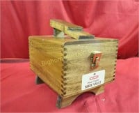 Wooden Kiwi Shoe Shine Supply Box